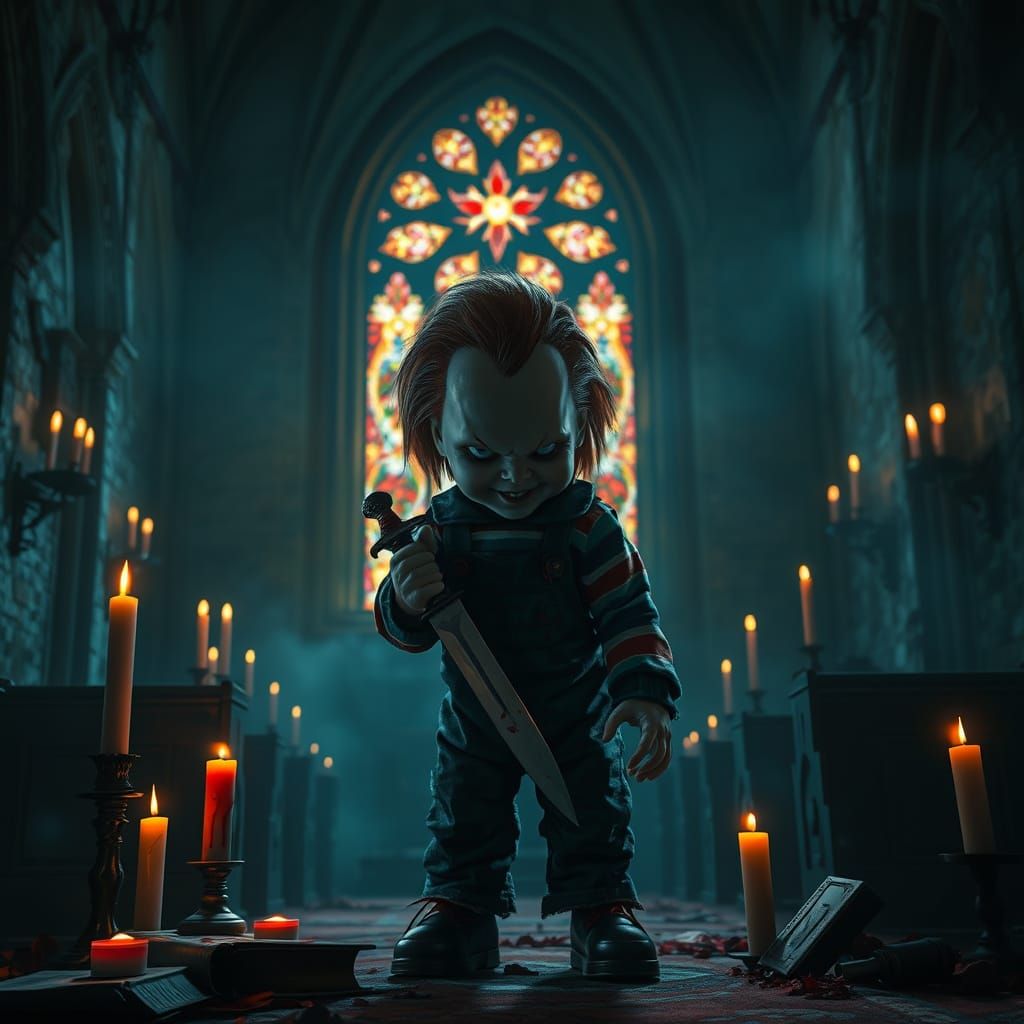 Mysterious Killer Doll in Haunted Church