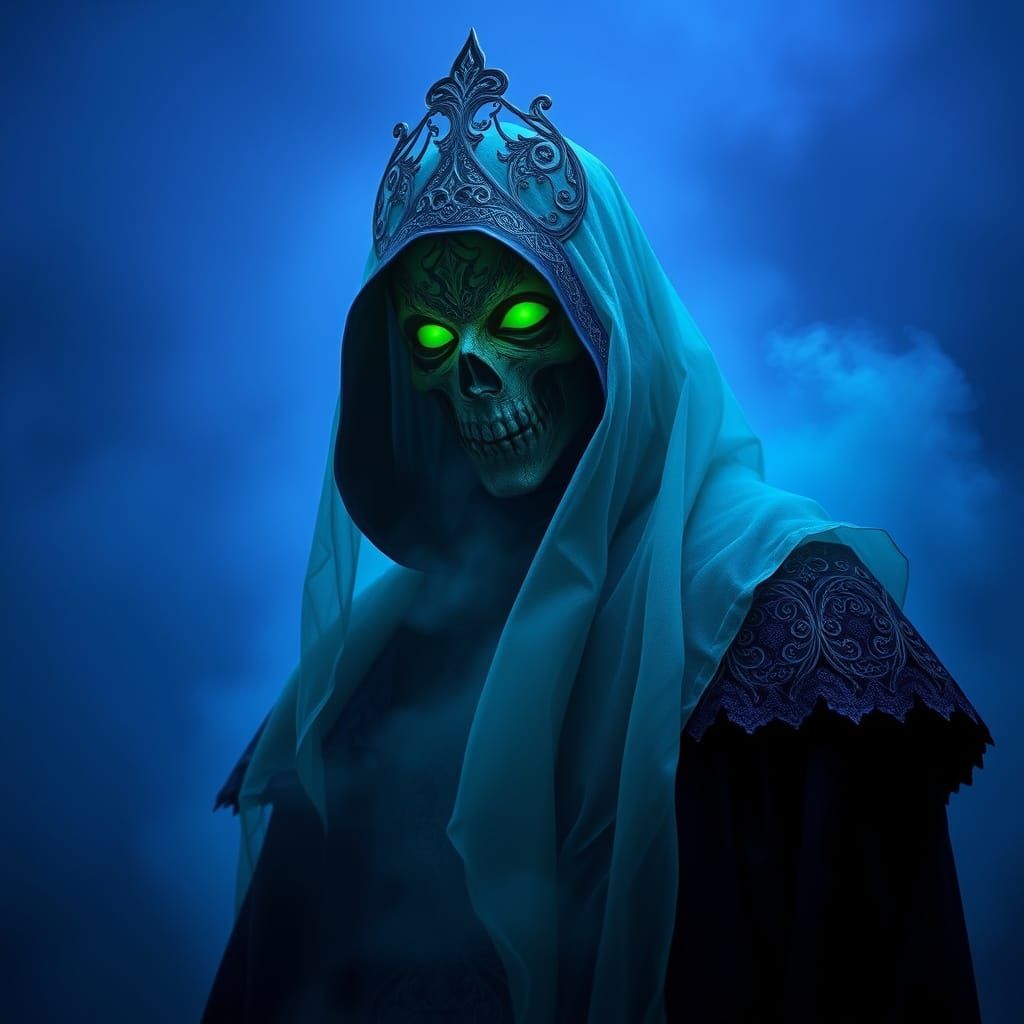 Enigmatic Billiwick Figure Shrouded in Mystical Fog