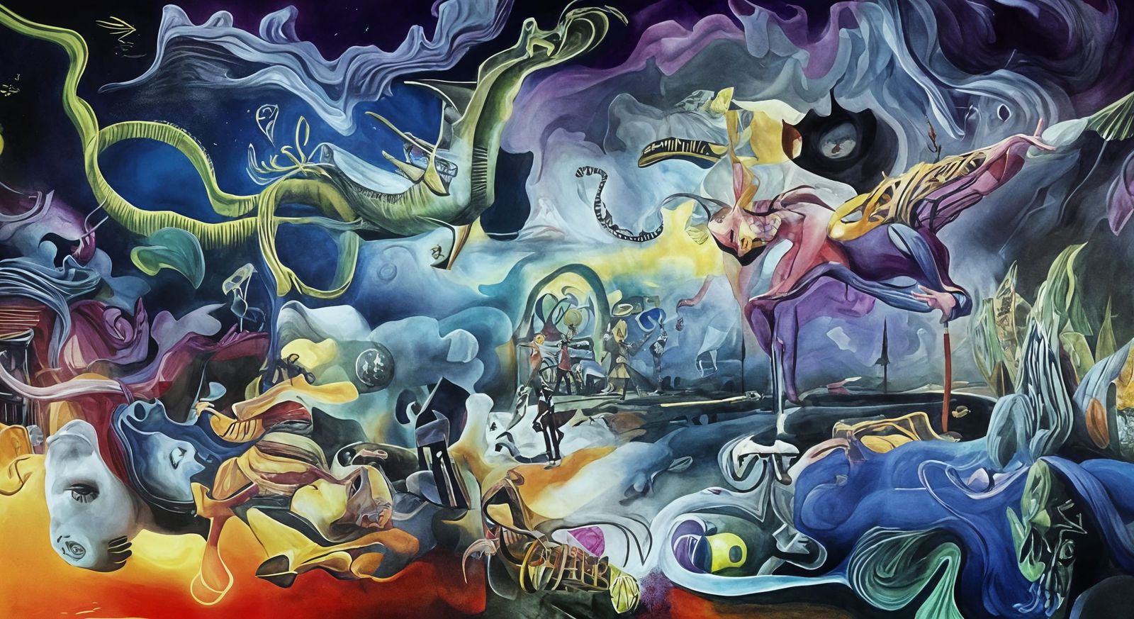 Monochrome Abstract Silhouette in Shadow