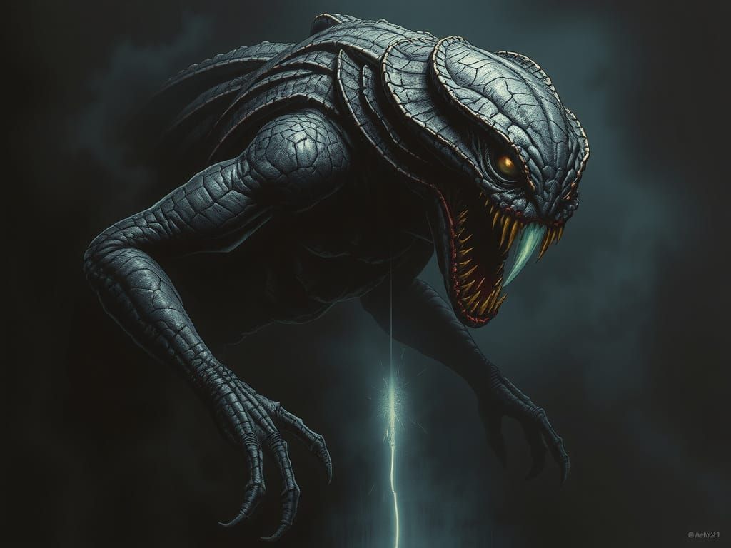 Lovecraftian Horror in Dark Fantasy Style