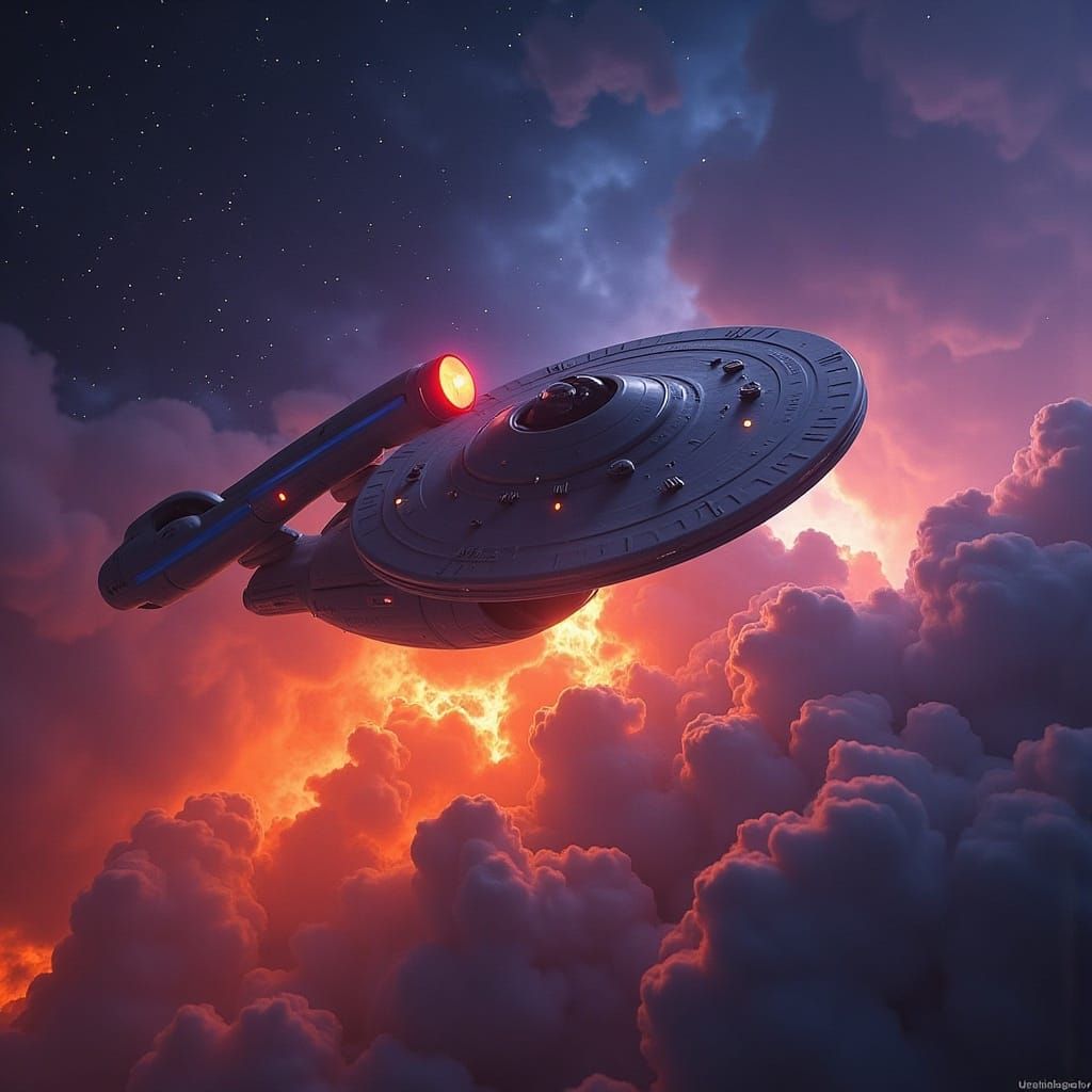 Star Trek Crew Member Matte Painting