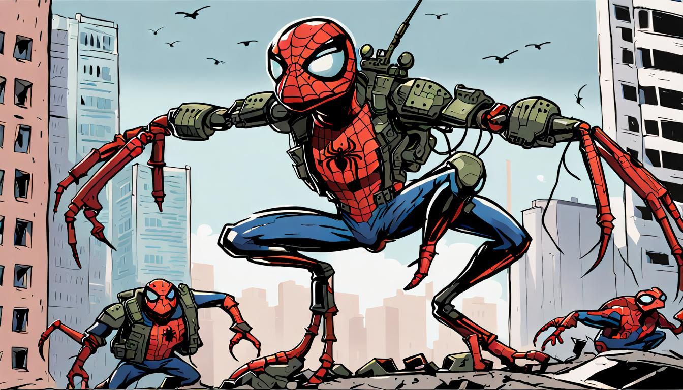 Frog-Spider-Man in Armored City War
