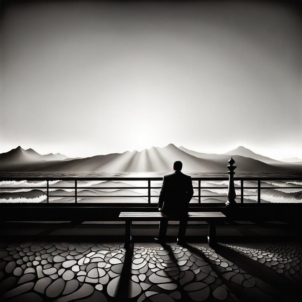 Expressionist Oil Painting with Colorful Textured Paint