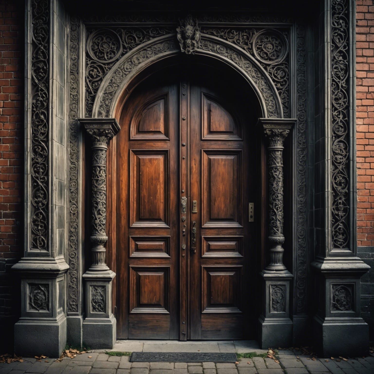 Door to Another Realm in Hyperrealistic Style