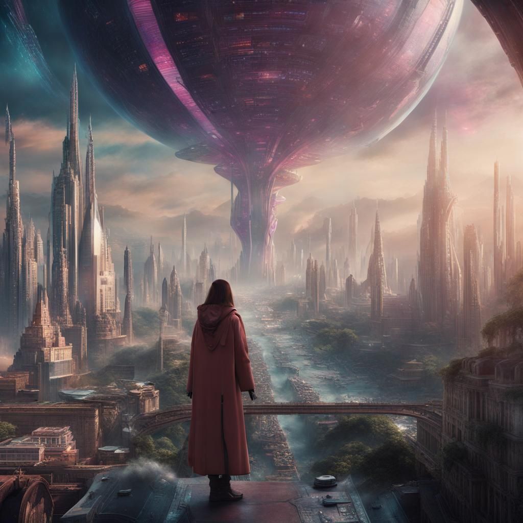 Human Quality of Life in 2050: A Digital Painting