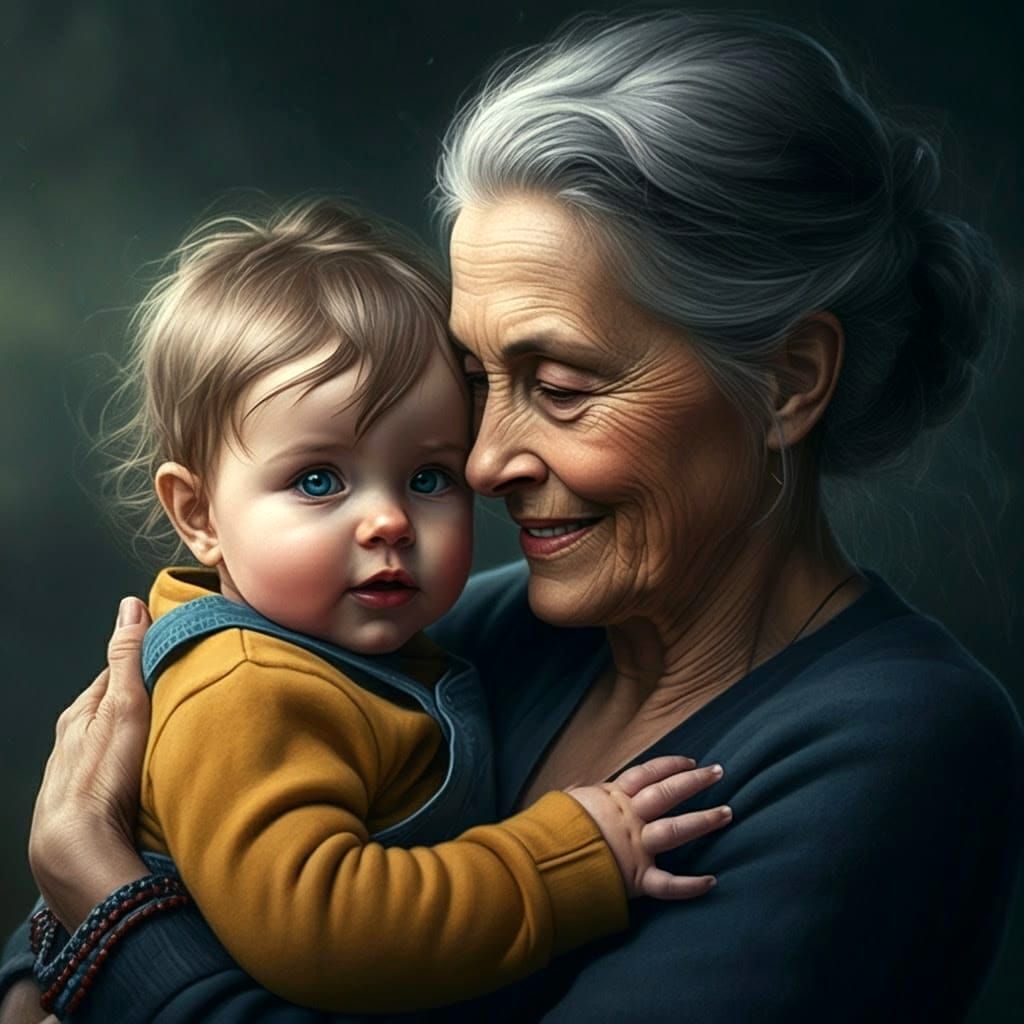 Timeless Bond of Love in Charming Portrait