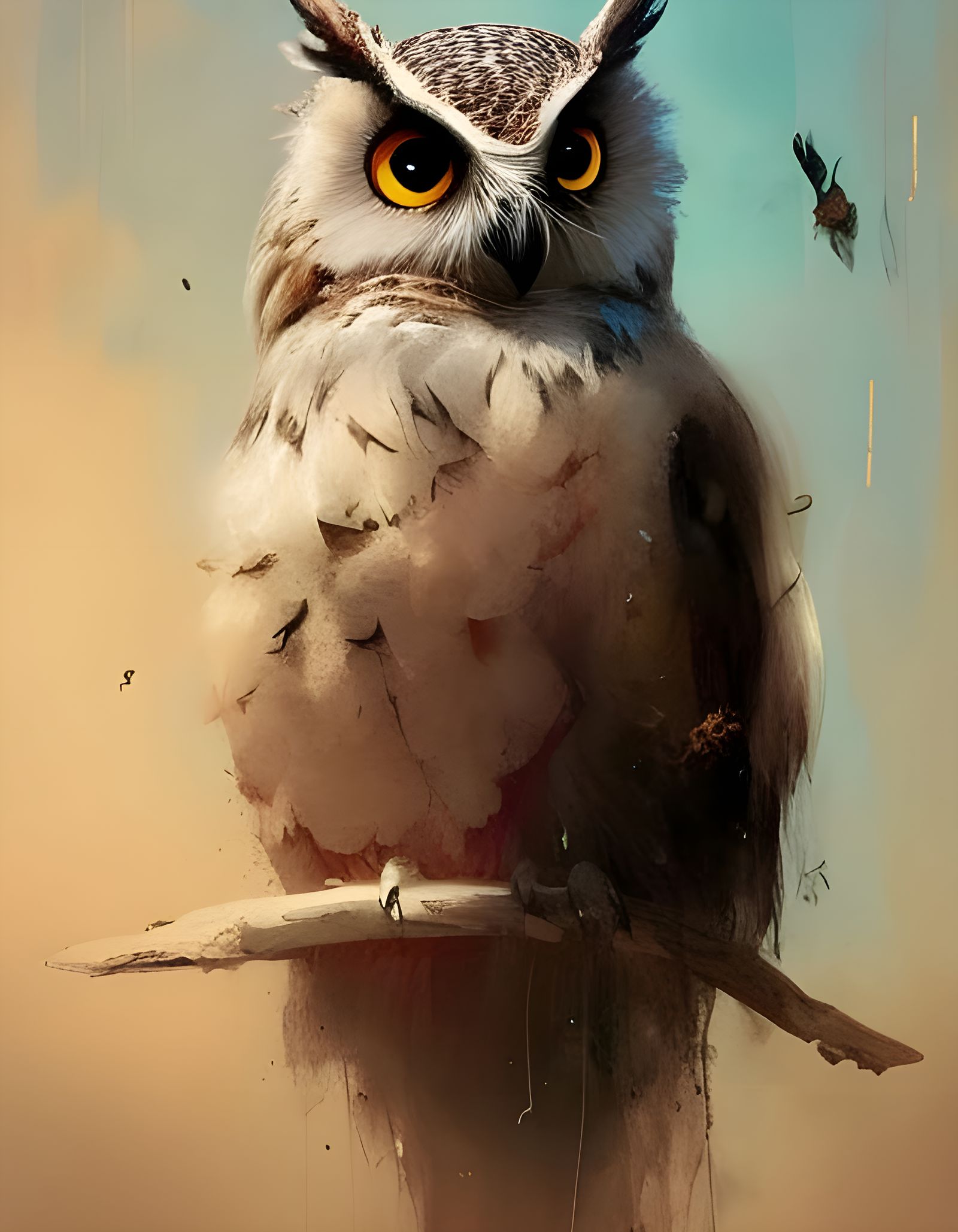 Owl Painting