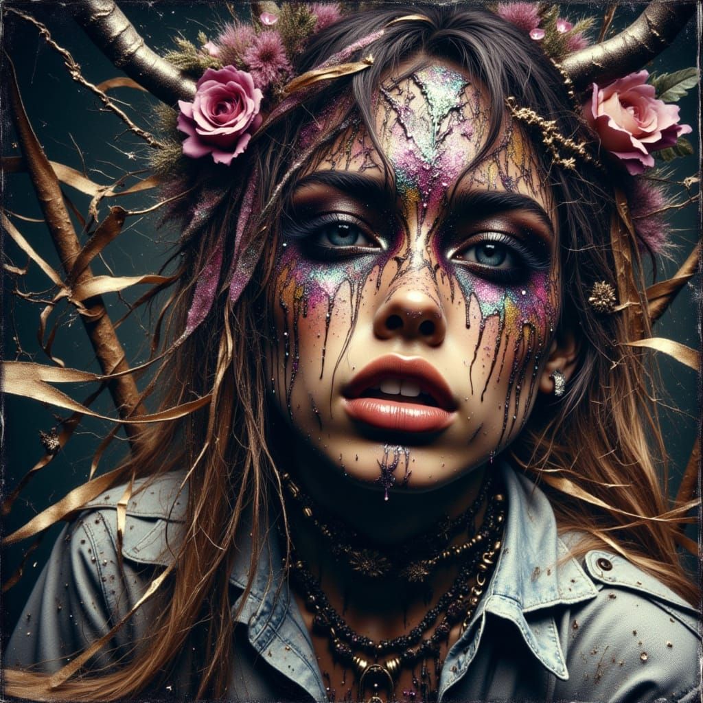 Feminine Power in Chaotic Beauty