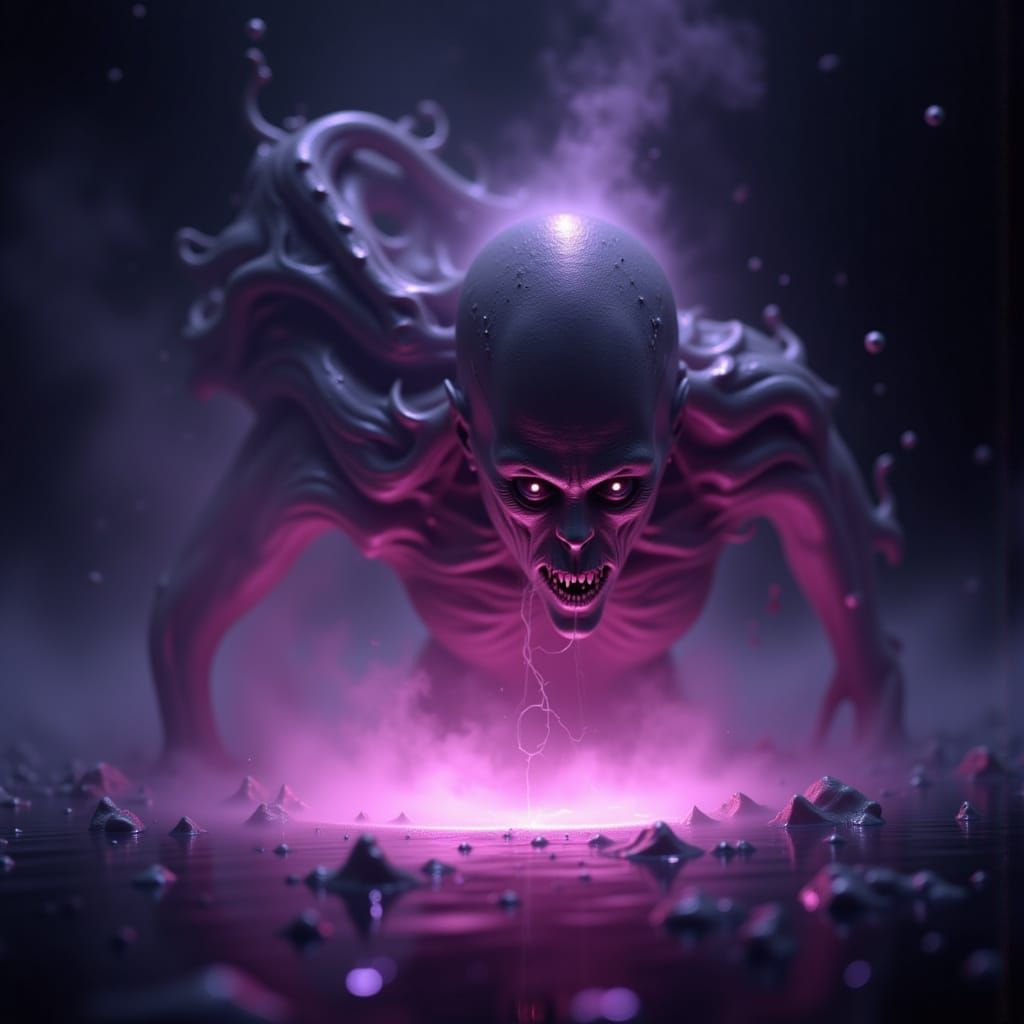 Ethereal Ghoul Submerged in Molten Starlight