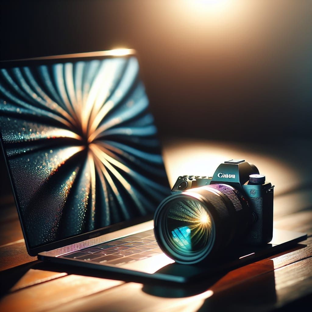 Refurbished Laptops in Natural Light Photography