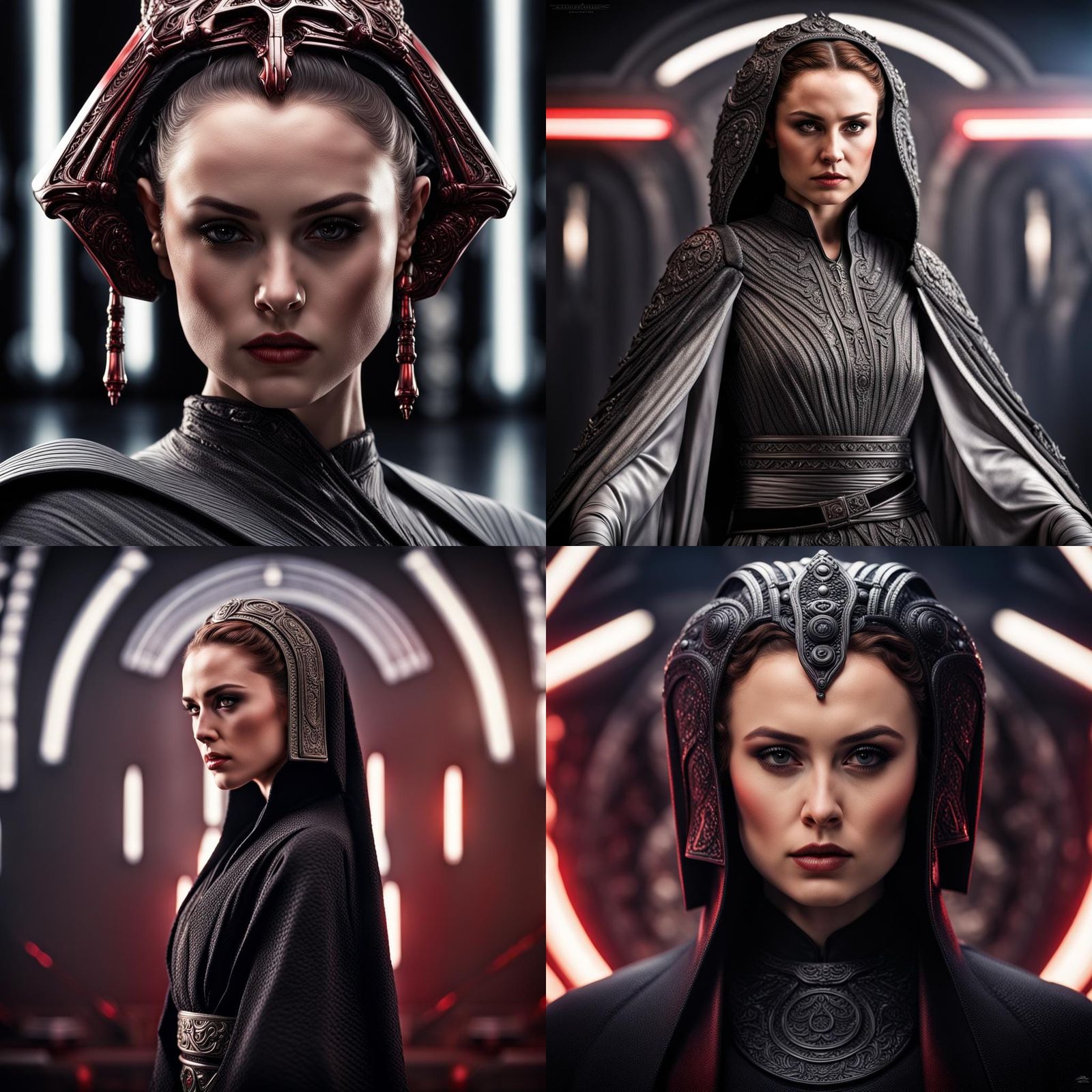 Padme Amidala as Sith Empress in HDR