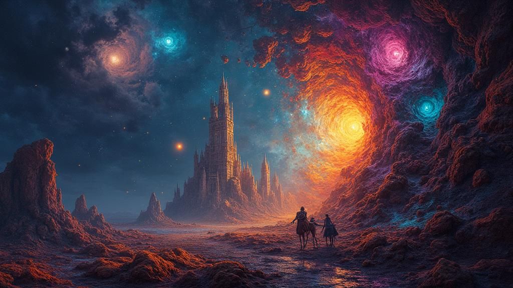 Sci-Fi Makerspace in Ultra-Fluorescent Fractal Style