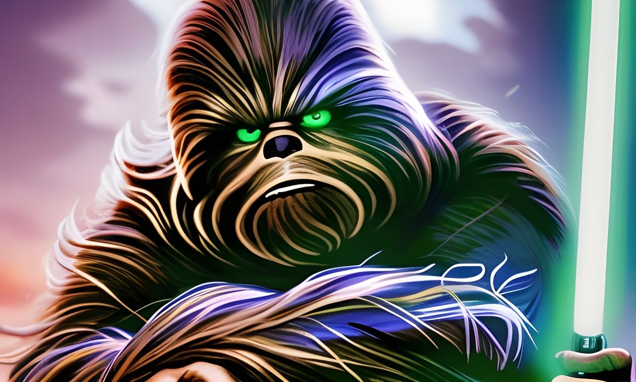 Wookiee Jedi!