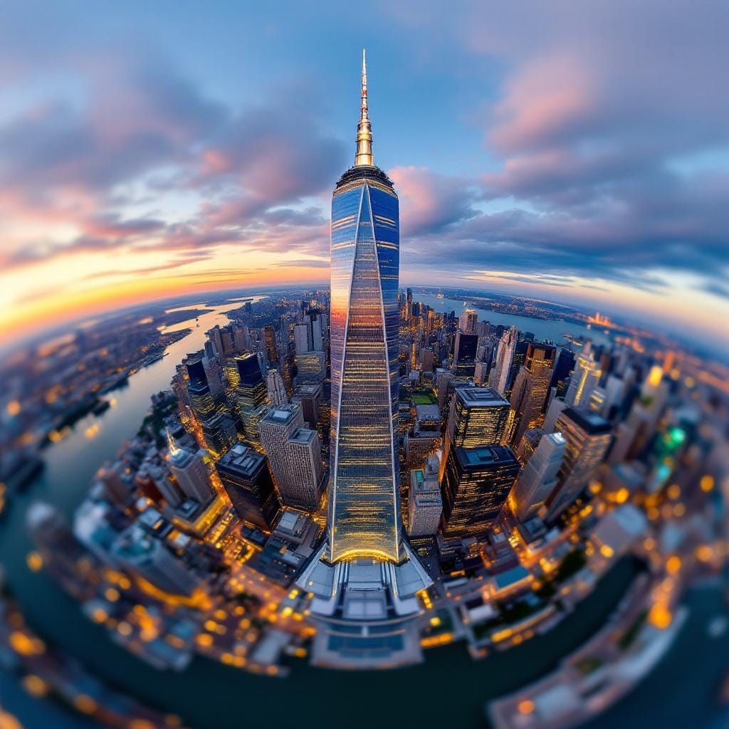 Panoramic View from One World Trade Center