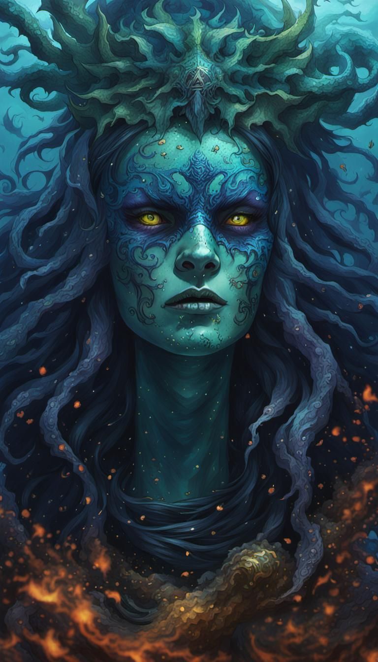 Mystical Chaos Ocean Witch Creation