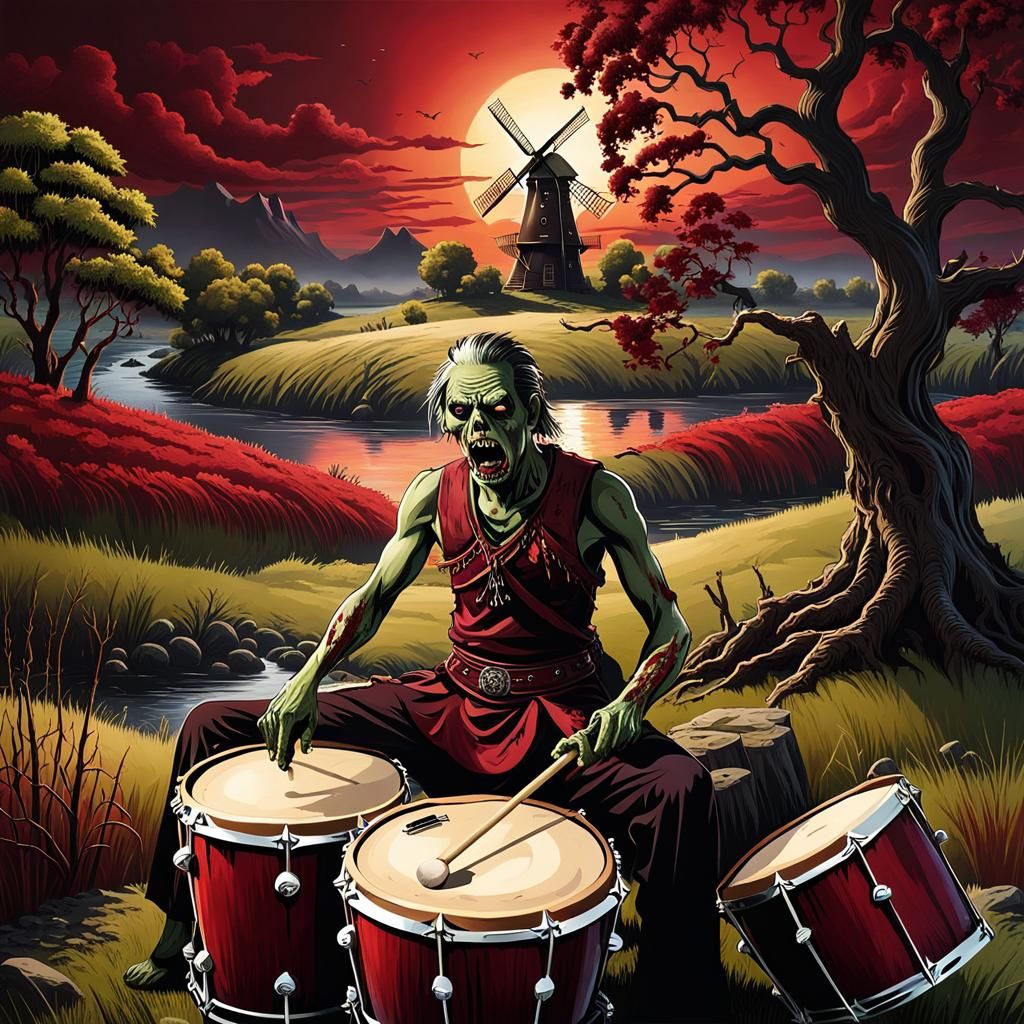 Zombie Drummer's Sunset Concert