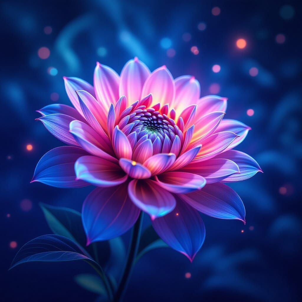 Cosmic Fractal Bloom in Deep Space