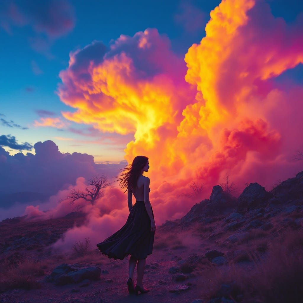 Rural Industrial Landscape Meets Pop Surrealism