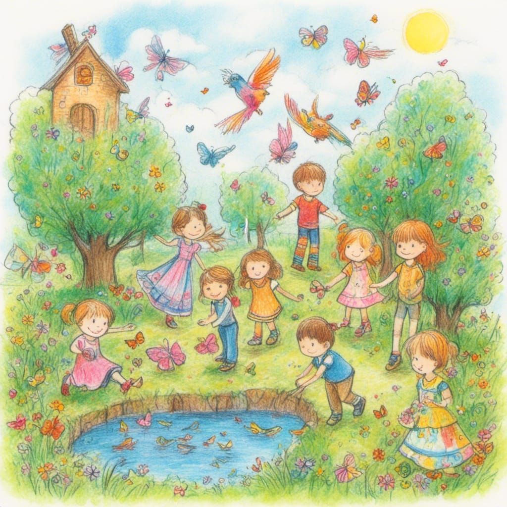 AI-Generated Children in LoRA Style