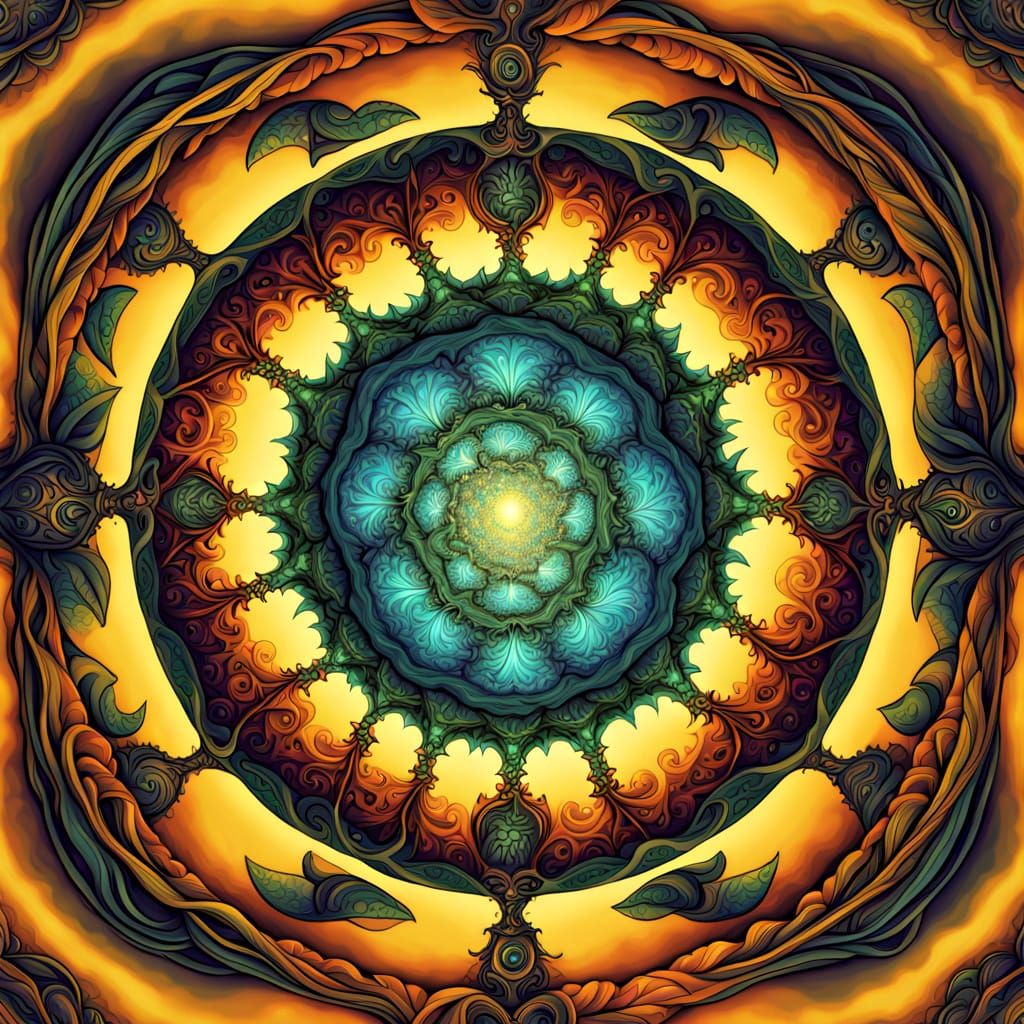 Neon Crystals Grow to Music: Solaris Sea