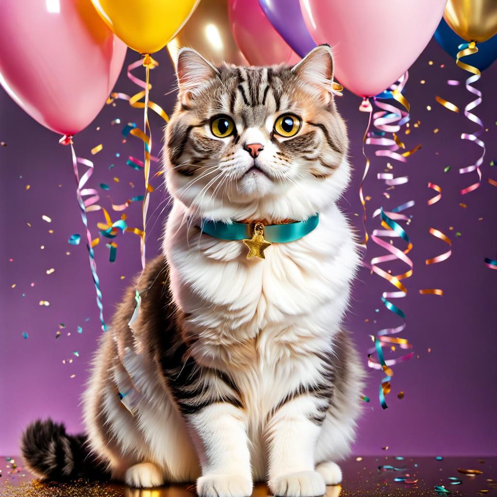 Cat's birthday party