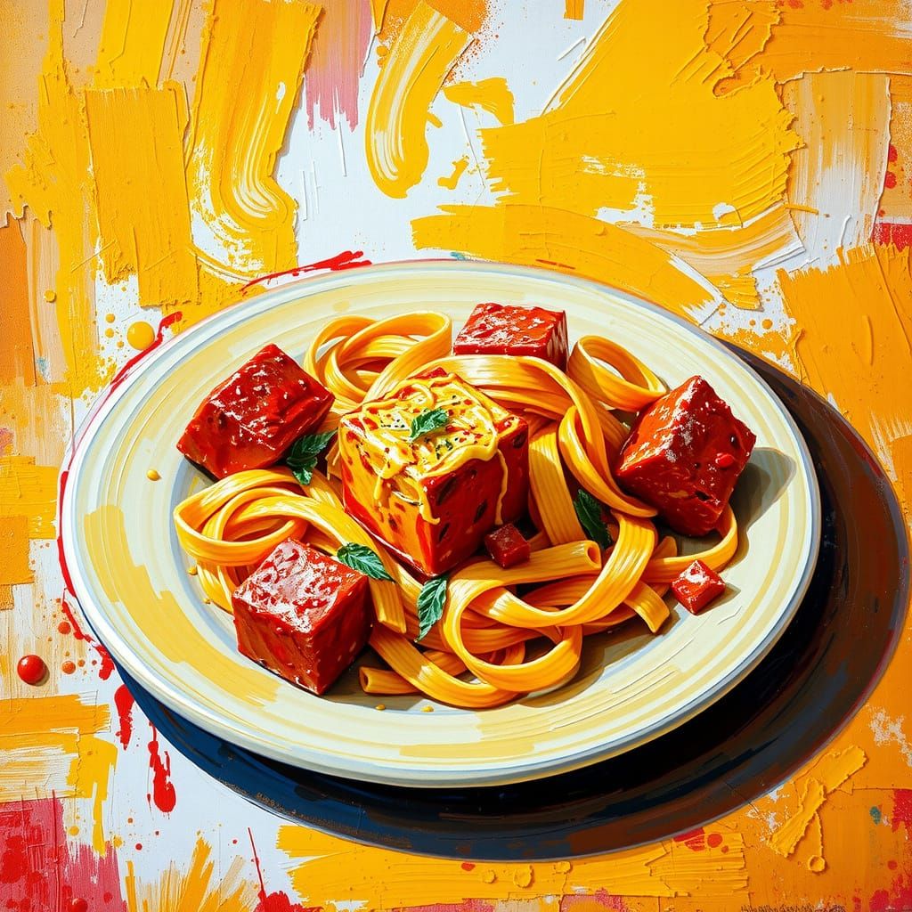 flux schnell cube impasta and meatcubes