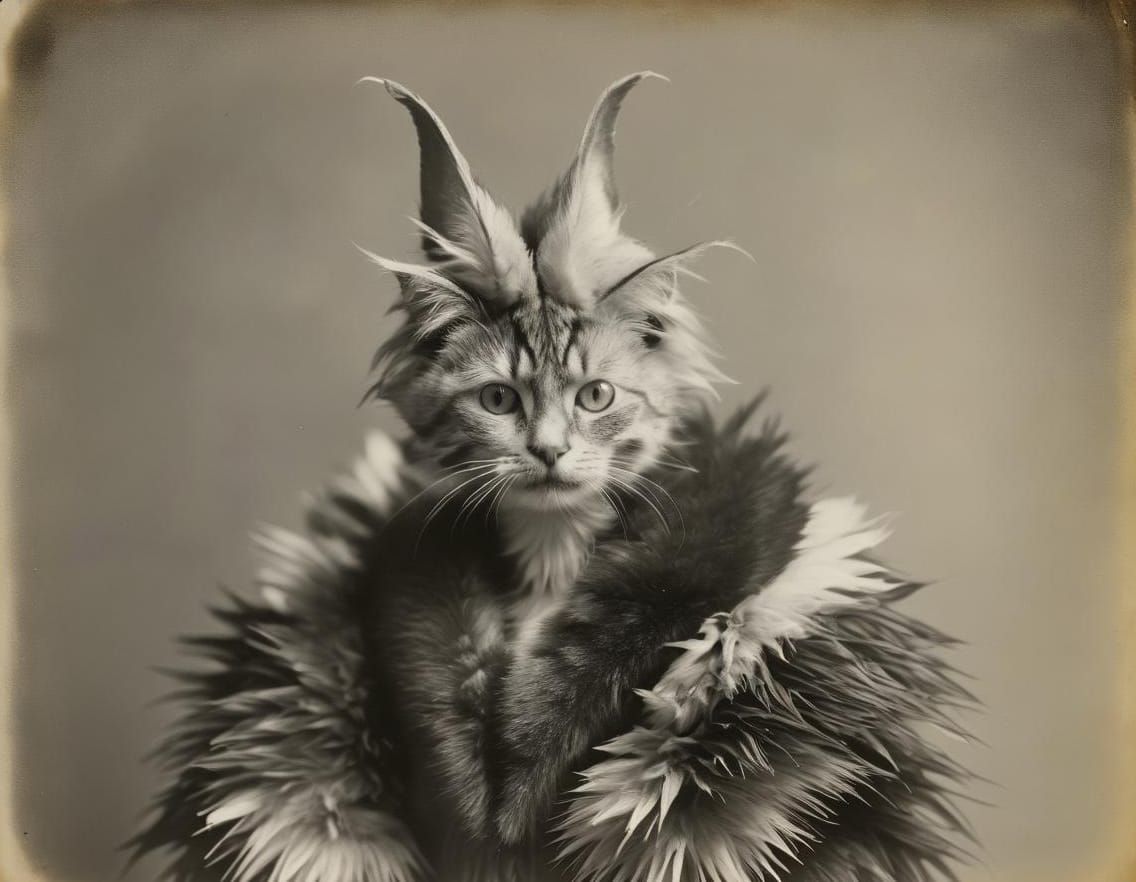 Anthropomorphic Bletilla Striata with Rainbow Rug