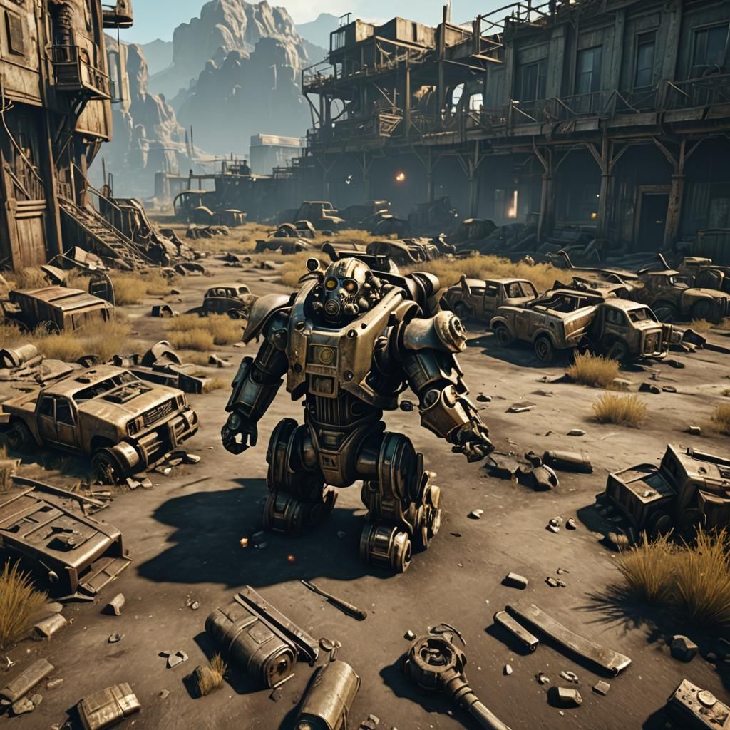 Fallout Game Cinematic in 3D, 8K Resolution