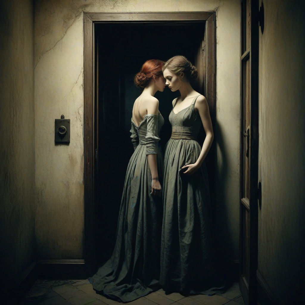 Surreal House at Dawn Reveals Hidden Passageways