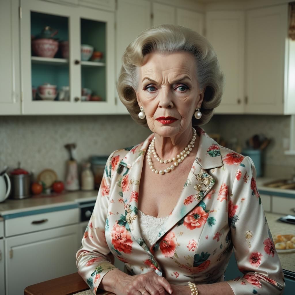 Sinister Matriarch in Cinematic Horror Style