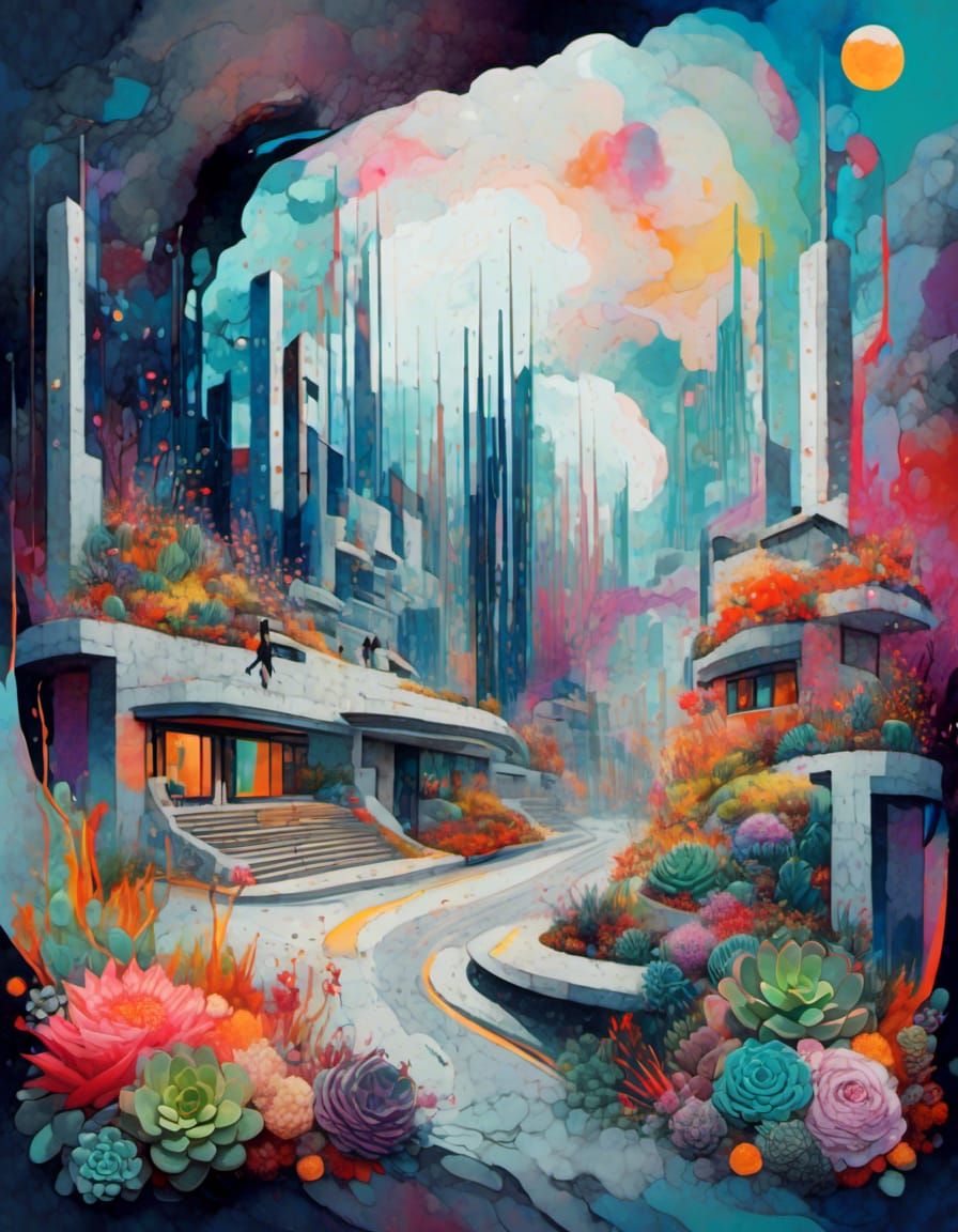 Cosmic Expressionism: Stronghold in a City of Flora