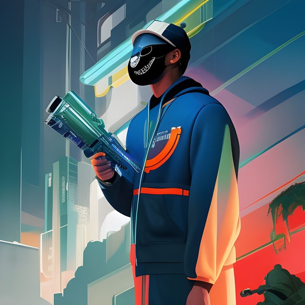 Hyperdetailed Streetwear Figure in Volumetric Lighting