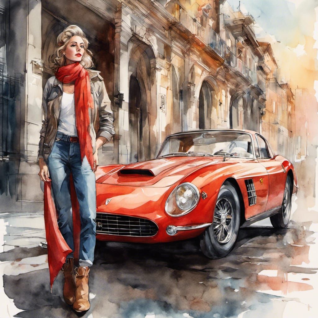 Jayna the Ferrari collector