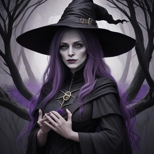 Mystical Witch Mother Portrait
