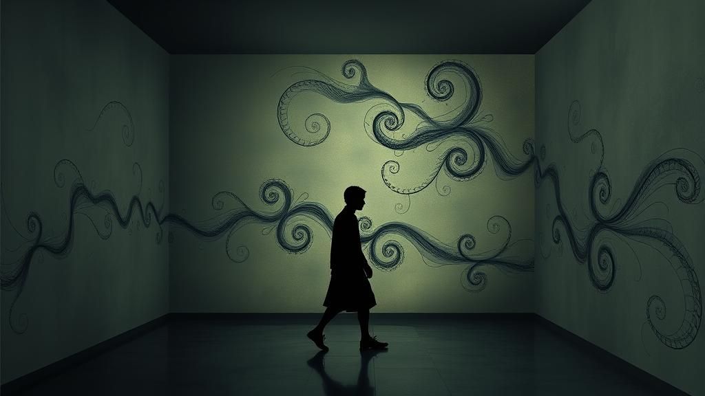 Surreal Sleepwalker in Dreamlike Double Image Masterpiece