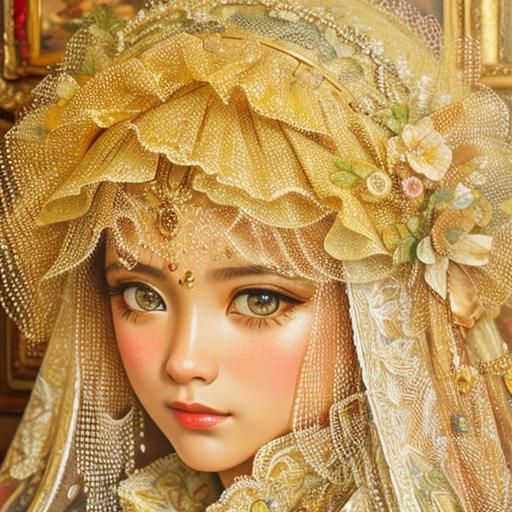 Detailed Oil Painting in Classic Style