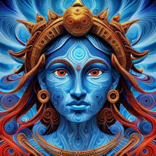 Goddesses of Earth and Beauty in Abstract