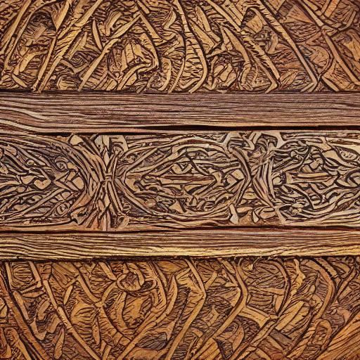 Inlaid Wood Smoking Pipe Close-Up