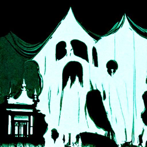 Eerie Haunted Ballroom Scene