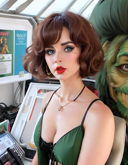 Laura Browny in Costumes: Bernie Wrightson Style