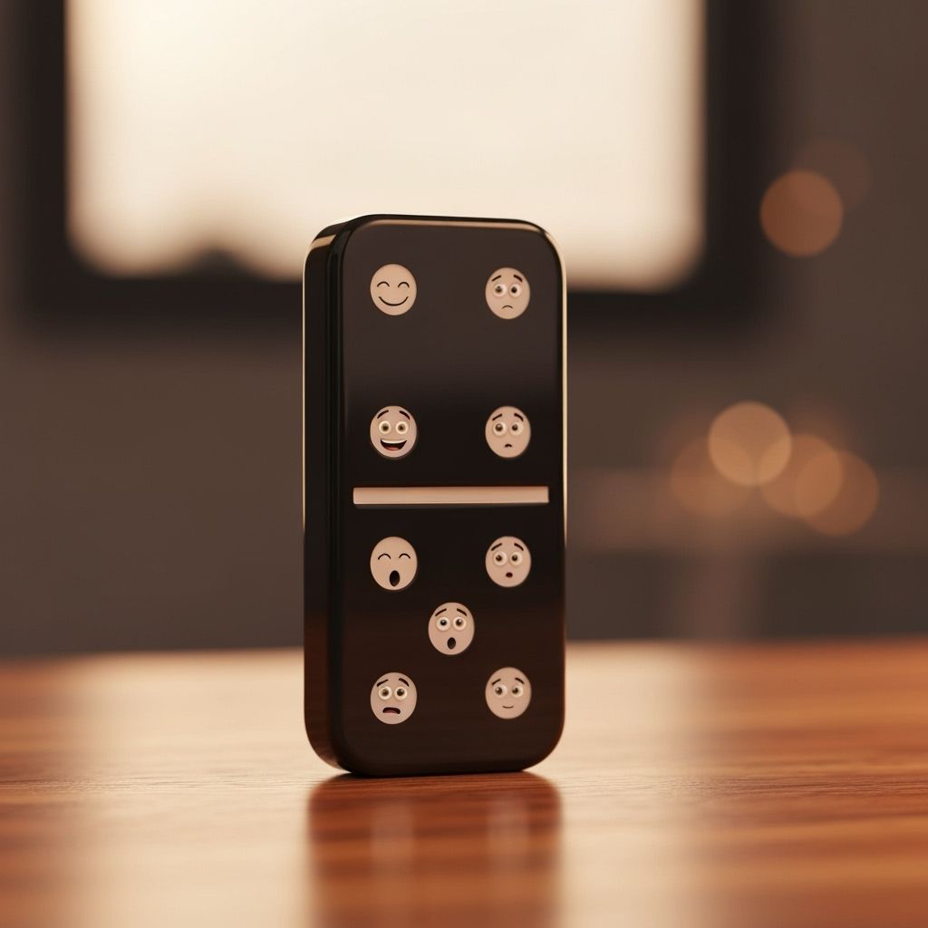 Pixar Faces on Domino Tile