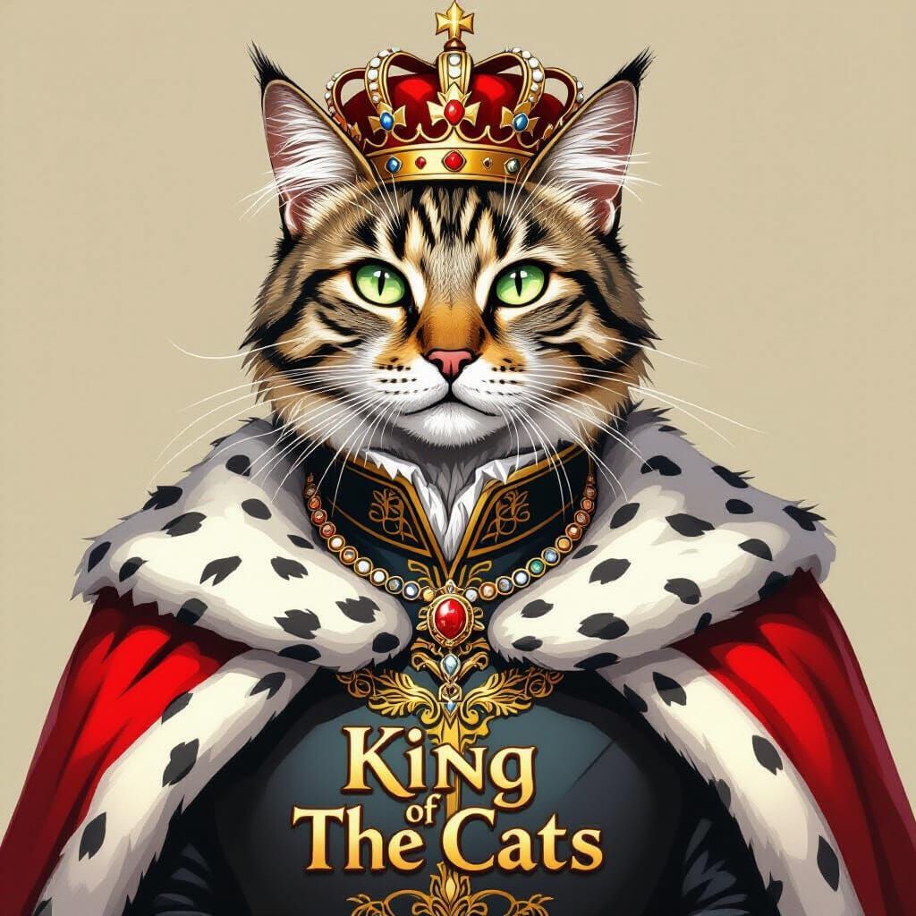 Majestic King of Cats Reigns Supreme