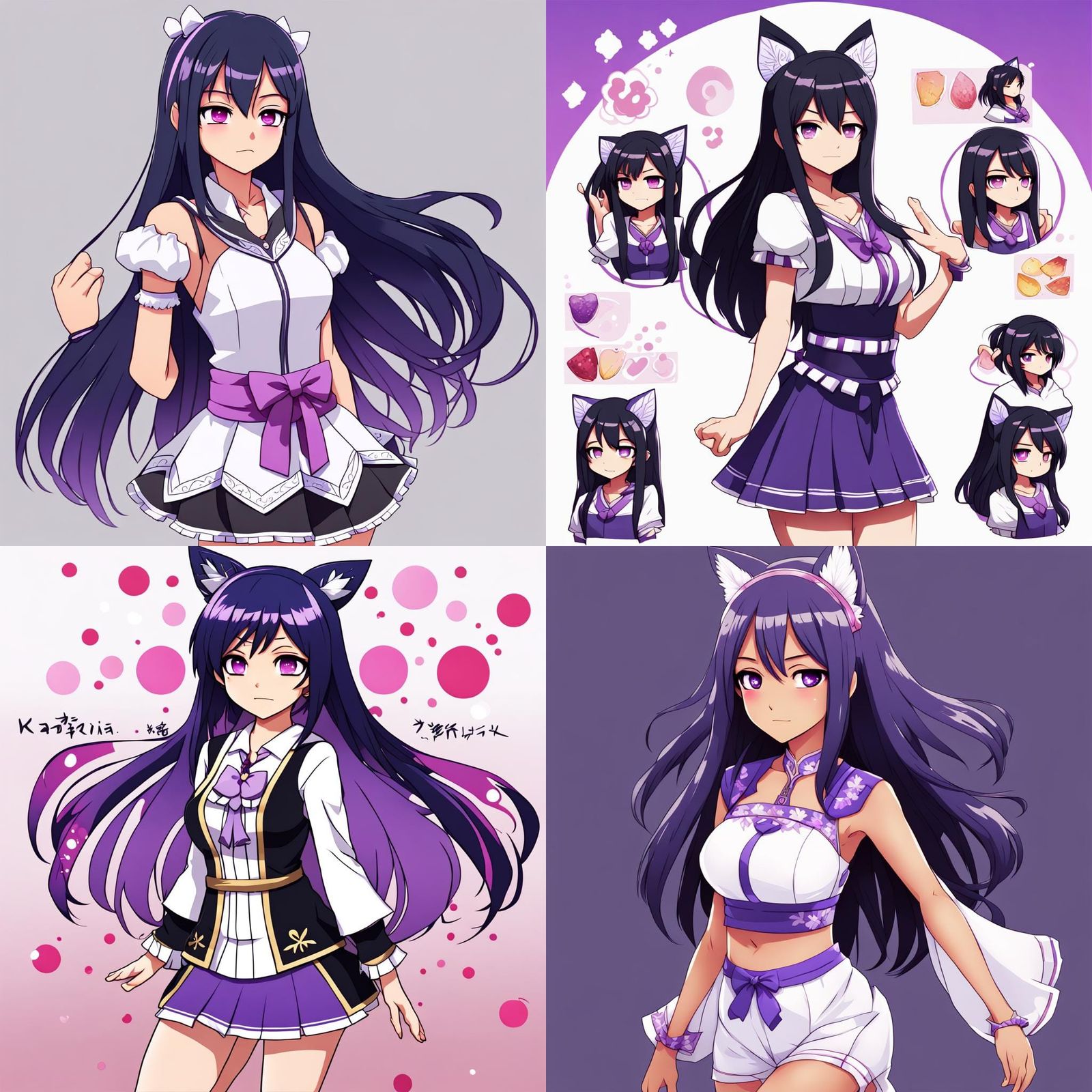 Full Body Anime Style Portrait of Kawiia Aphmau