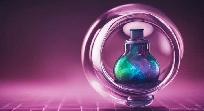 Sinister Magical Potion in Elegant Vial