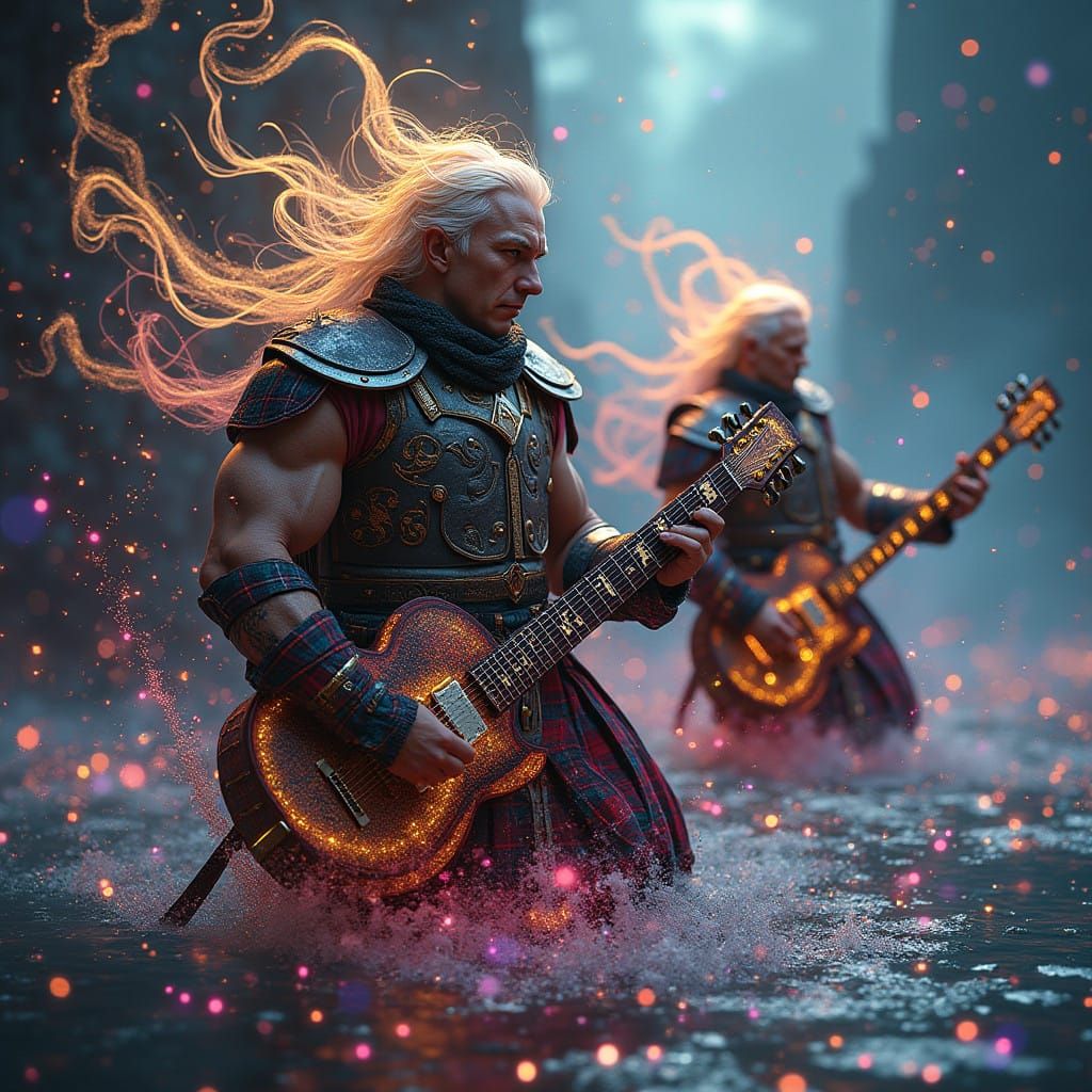 Fantastical Warriors in Data Vortex