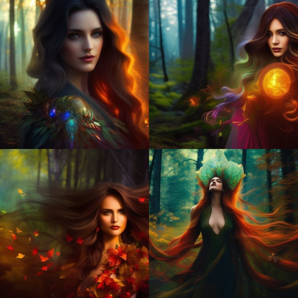 Enchanted Autumn Woods