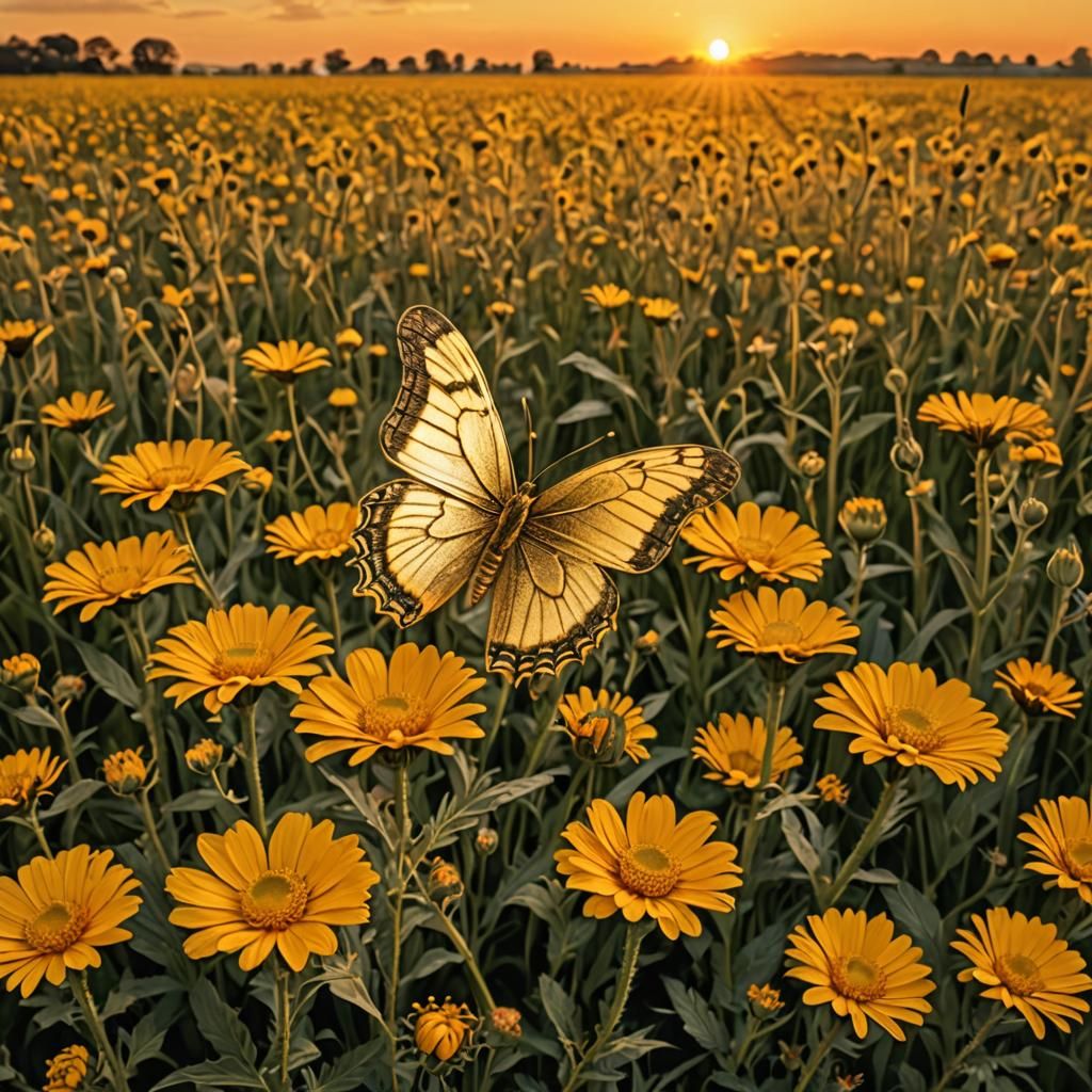 Gold Butterfly