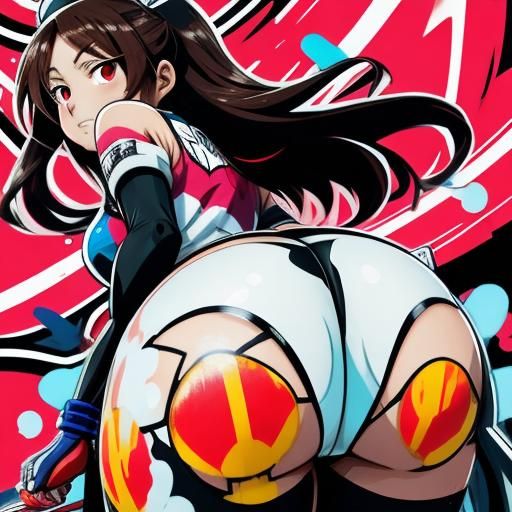 long hair ochako uraraka uravity  geisha close up thong booty picture art by koheï horikoshi