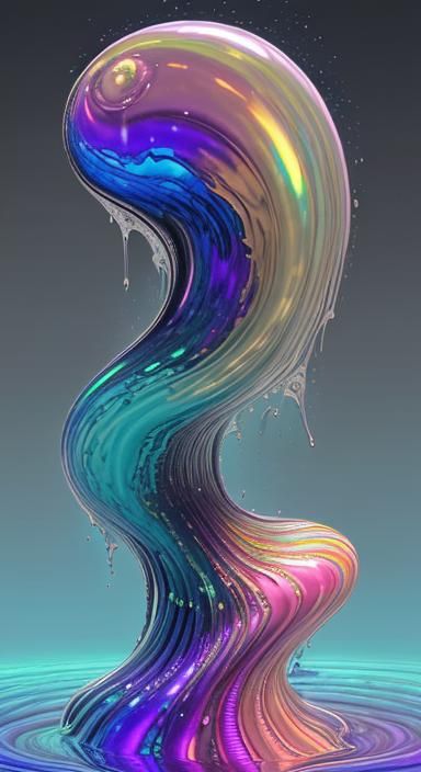 3-D Sound Wave  propagating through clear medium waves as Fu...