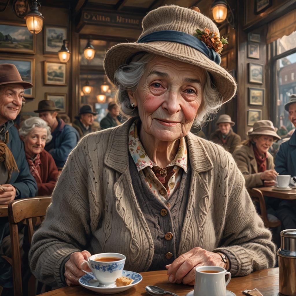 Miss Jane Marple, the insightful and adorable old lady